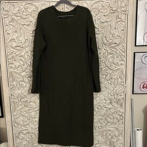 Banana Republic Olive Sweater Dress